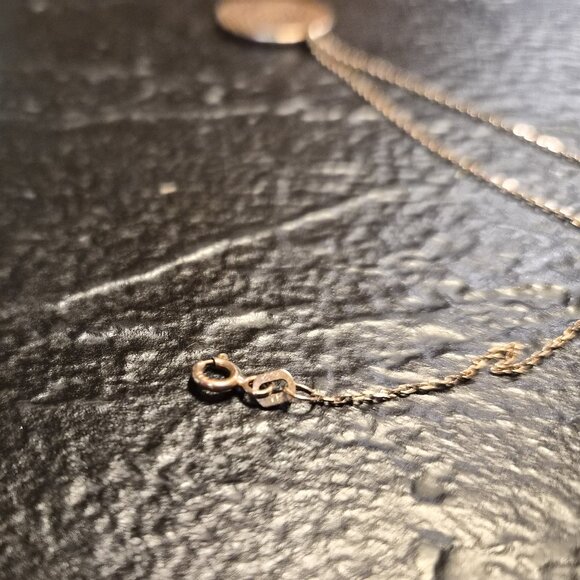 Evil Eye Necklace 925 Rose Gold Plated Boho Tribal Spiritual Protection Shiny - Picture 5 of 6